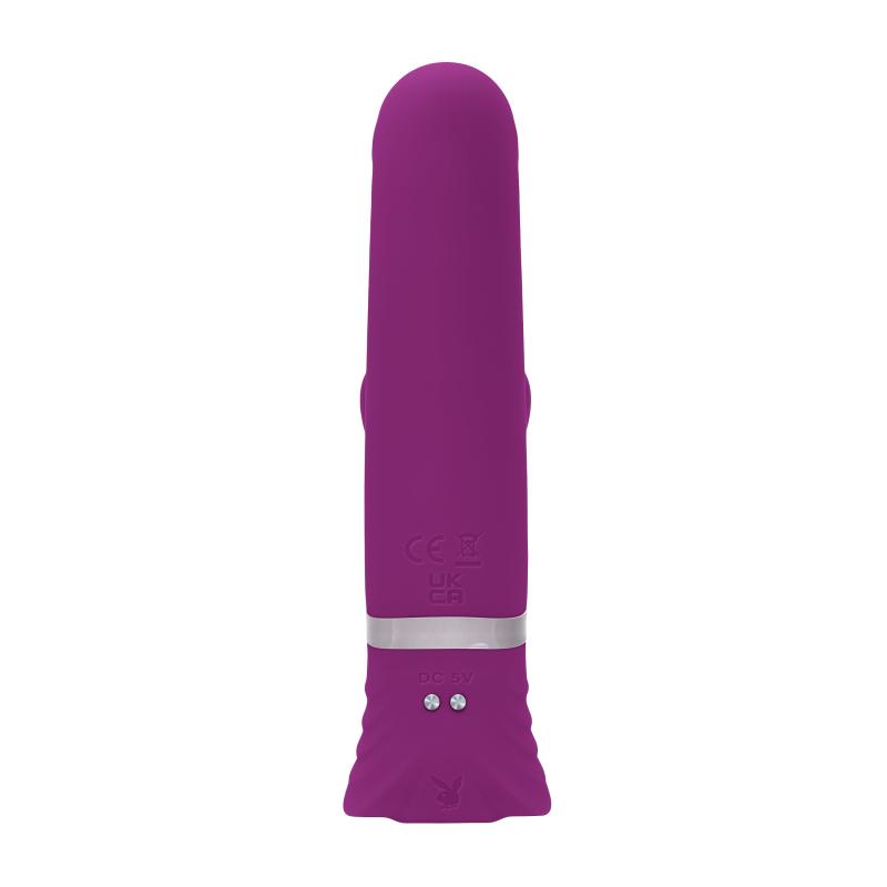 Thanks to the intense tapping rhythms, ranging from mild to ... Playboy - Tap That G-Spot Vibrator - Purple photo-6