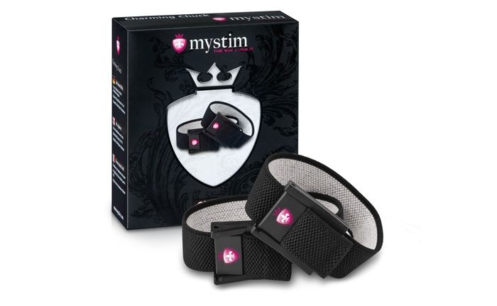 Why only play with your charms?
He’ neither charm- nor ... Mystim - Charming Chuck Electro Penis Belt photo-3