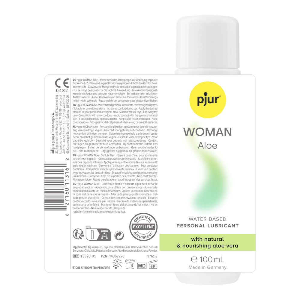 With the added natural & nourishing Aloe Vera to the pjur WO... Pjur - Woman Aloe Water-Based - 30ml photo-3