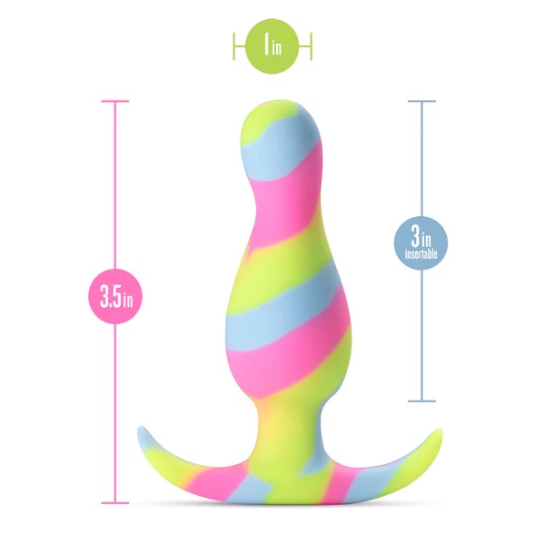 Modern, stylish, and beautiful - meet Avant Kaleido. Kaleido... Avant - Kaleido Anal Plug - Lime photo-9