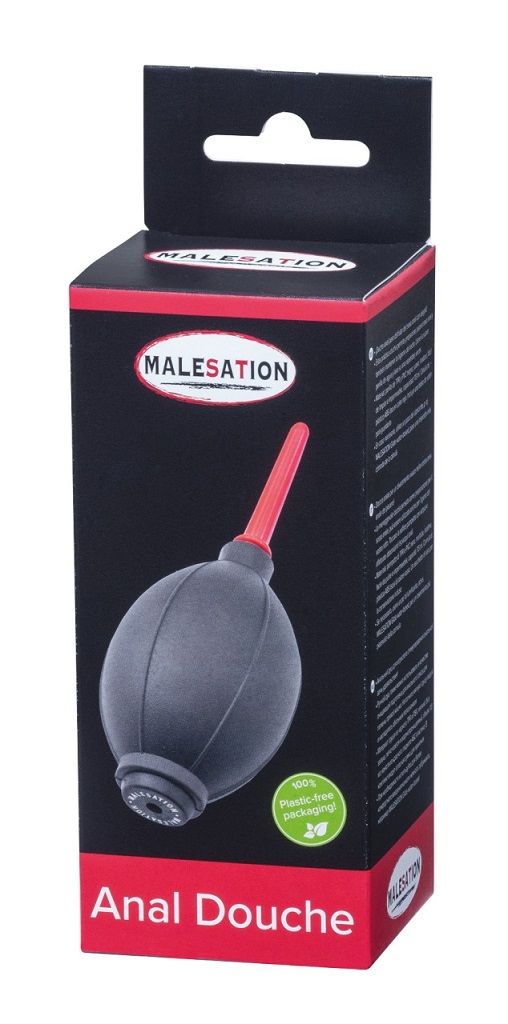 Anal douche for fizzy pleasure in your anal pleasure region!... Malesation - Anal Douche - Black photo-3