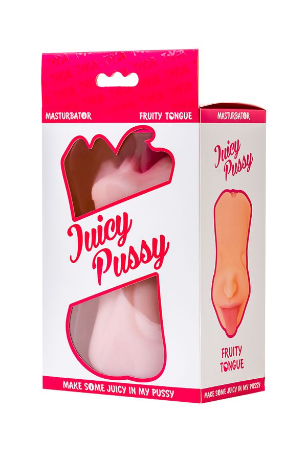 This soft pink Fruity Tongue is eager to take care of you. S... Juicy Pussy - Fruity Tongue Double Masturbator - Skin photo-9