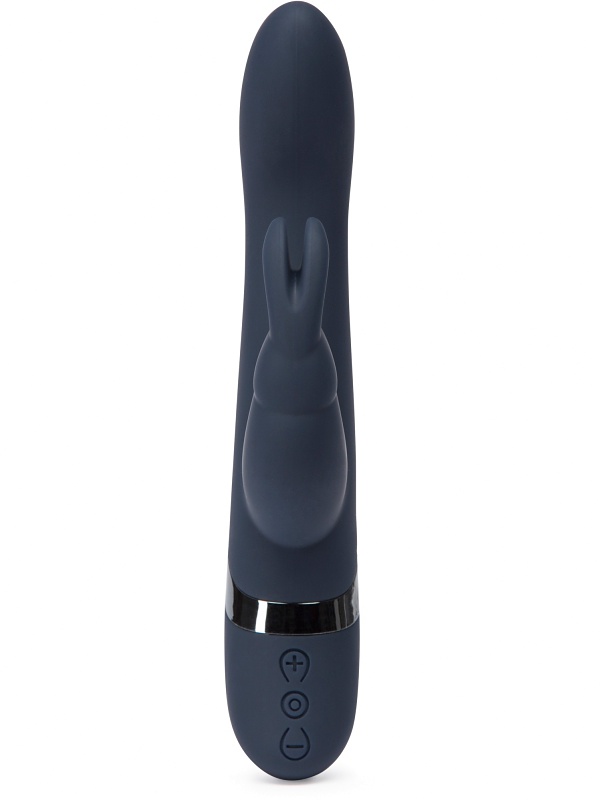 Coupling pinpoint clitoral stimulation with exquisite intern... Fifty Shades of Grey - Darker Oh My Rabbit Vibrator - Black photo-3