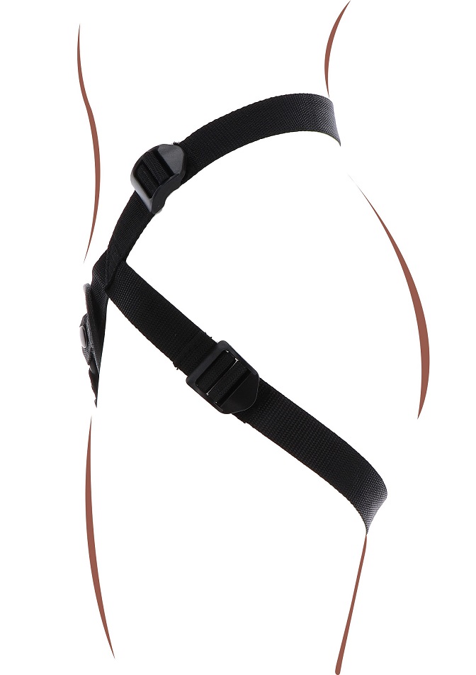 This TOYJOY Get Real Harness is designed for ultimate rolepl... ToyJoy - Strap-On Harness - Black photo-2
