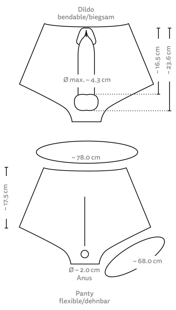 Especially authentic made of silky soft liquid silicone!
Ult... You2Toys - Ultra Realistic Penis Pants M photo-10