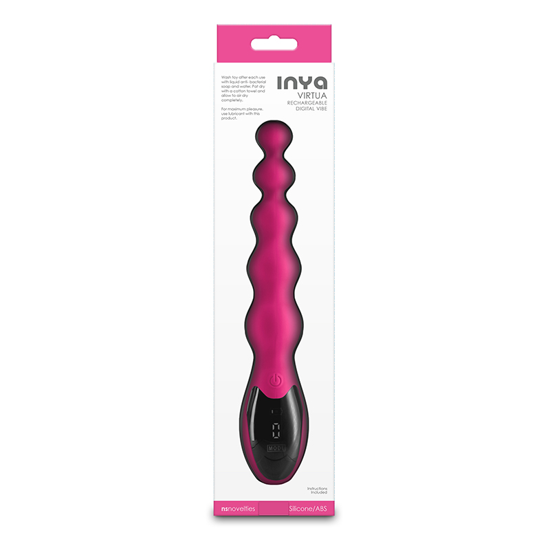 Transition to the era of digital technology with Virtua by I... NS Novelties - INYA Virtua Beads Vibrator - Pink photo-4