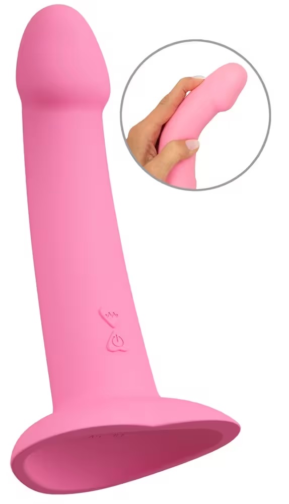 A powerful guy with a heart!
The pink vibrator, Heart Guy Pi... You2Toys - Heart Guy Vibro Dildo - Pink photo-3
