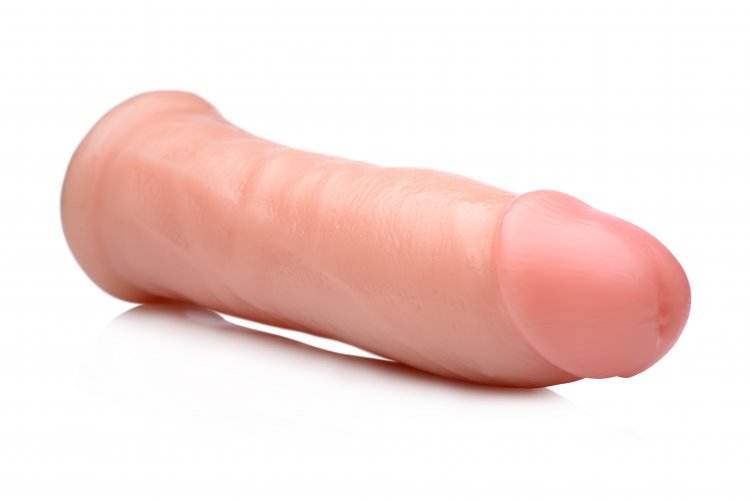 Compatible with your vacuum-grip strap-on harness, fucking m... LoveBotz - 7" Cock Lock Dildo - Flesh photo-3