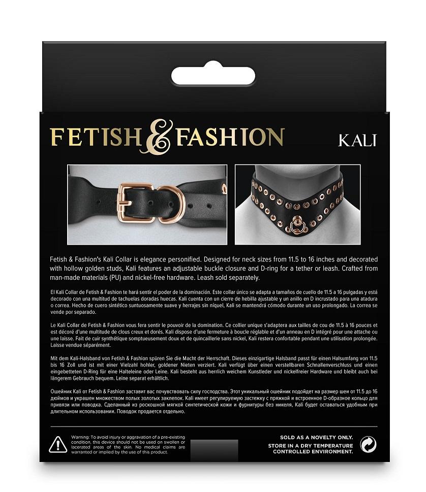 Fetish & Fashion’s Kali Collar is elegance personified. Desi... NS Novelties - Fetish & Fashion Kali Collar - Black photo-3