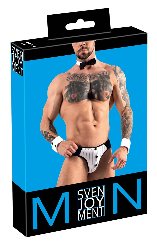 Perfect set for the servant of pleasure!
Set from Svenjoyme... Svenjoyment - Jock Set - Black - L photo-7