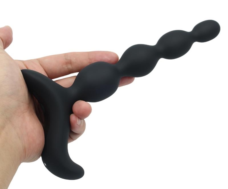 A strongly vibrating motor which can reach deep inside is in... Boss - Vibro Beads - Black photo-3