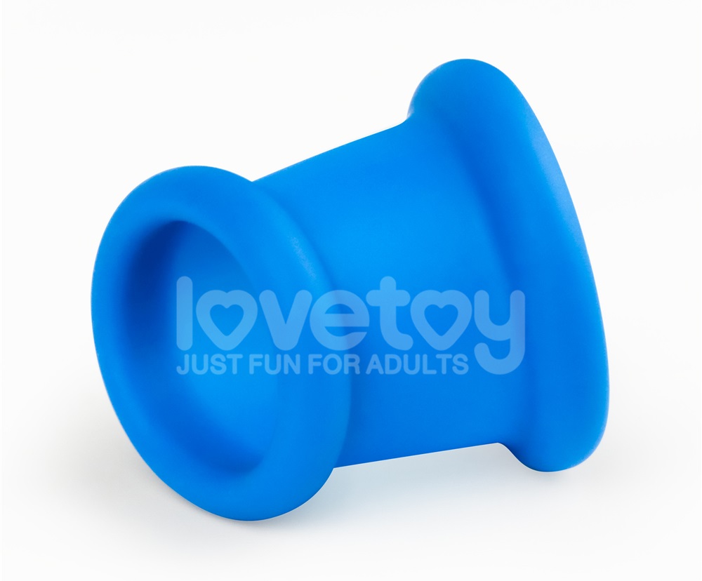 Explore the comfort and pleasure of the Tapered Squeeze Stre... Lovetoy - Pinnacle Pro Tapered Squeeze Stretcher - Blue photo-7