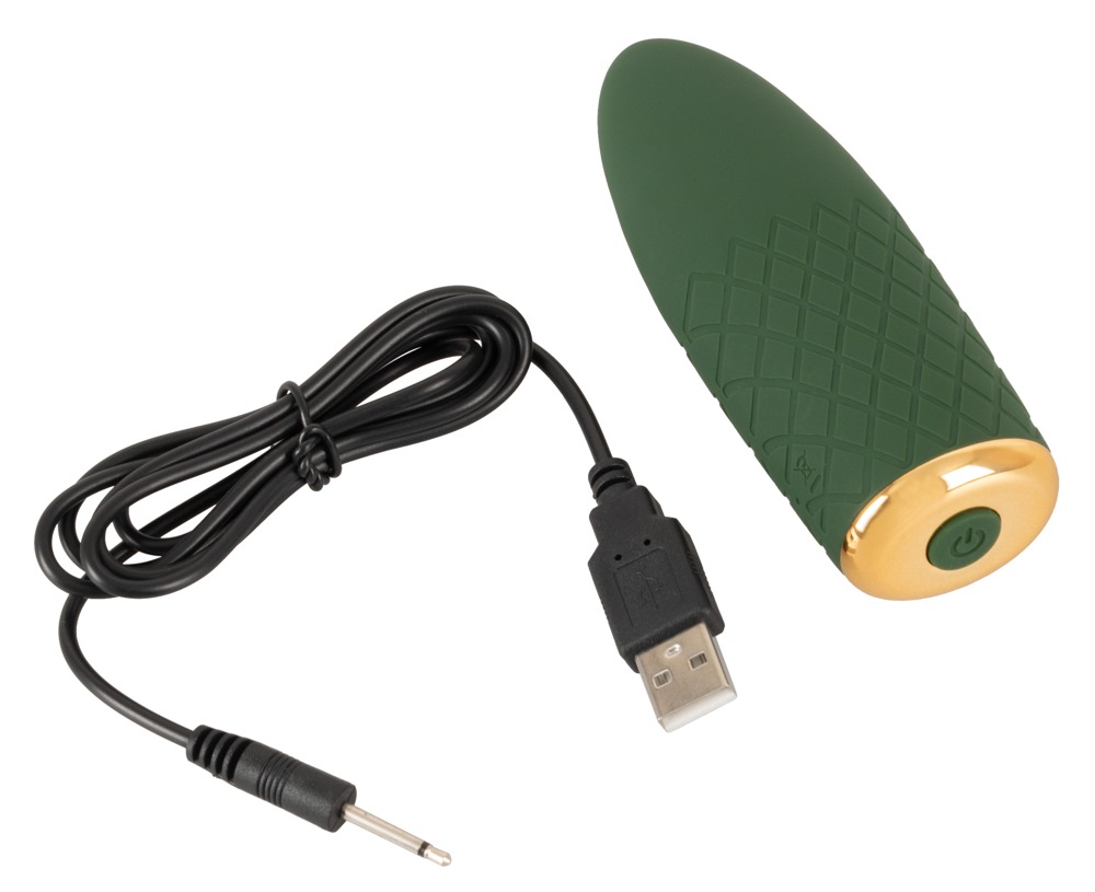 Luxurious, small, vibrating and powerful vibrator that fits ... Emerald Love - Luxurious Mini Vibe - Green photo-7