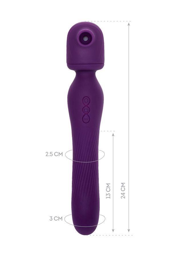 Hyper-functional KISOM stimulator is an absolutely unique de... JOS - Kisom 2 in 1 Stimulator - Purple photo-12