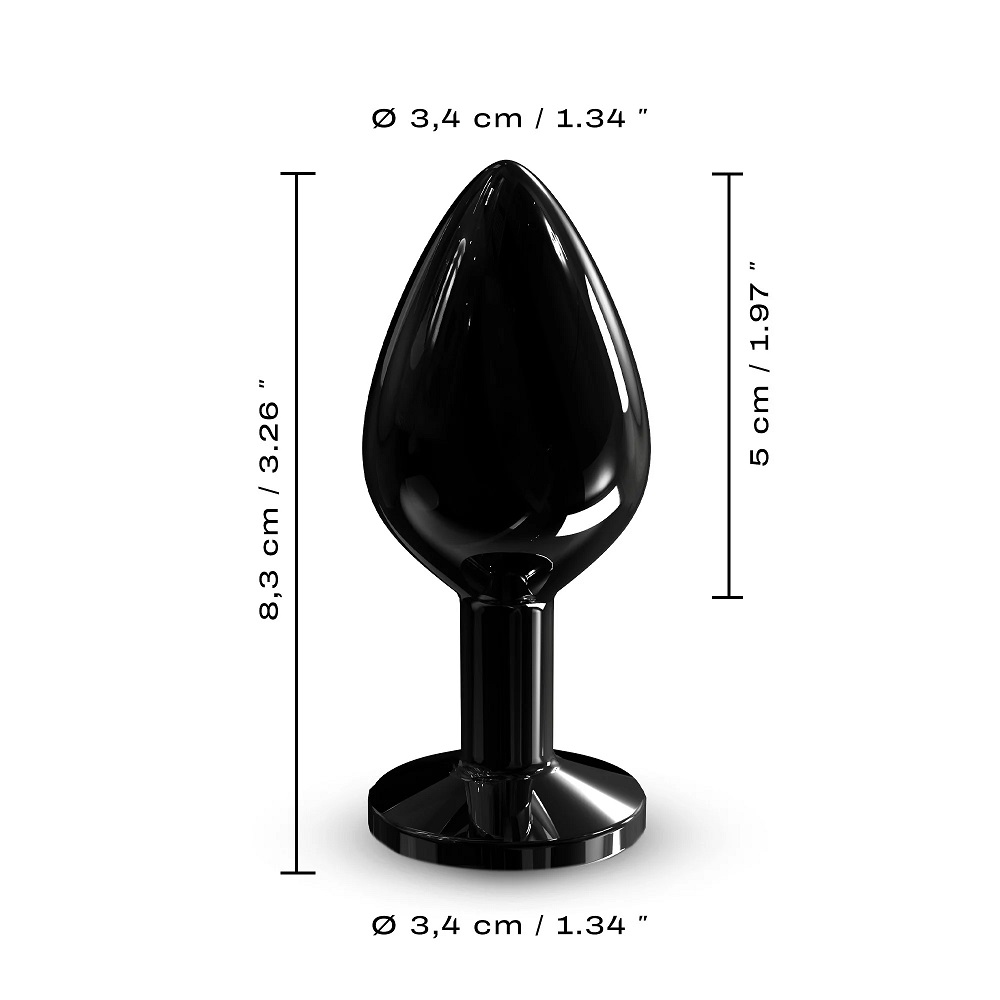 Shine bright like a diamond !
Do you appreciate things that... Dorcel - Metal Diamond Anal Plug M - Black photo-6