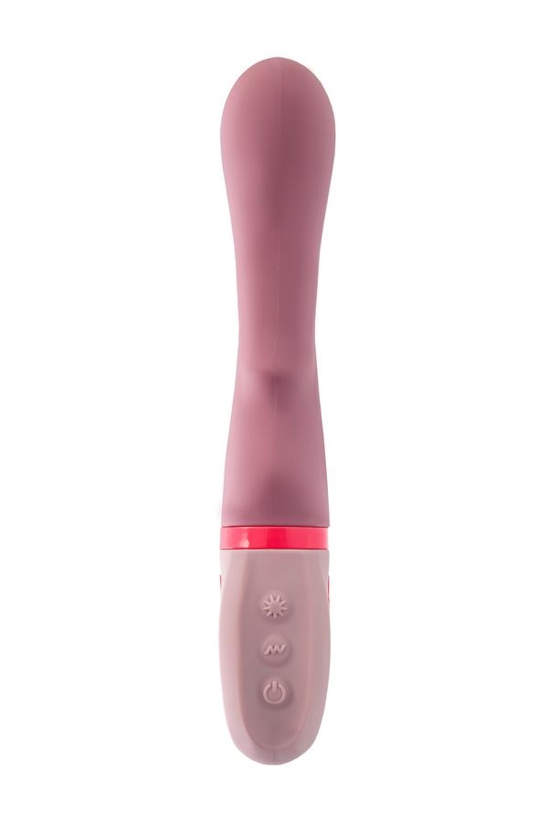 Vibrator has a classic shape and compact size. The anatomica... Flovetta - Rose 19cm Vibrator - Dusty Rose photo-4