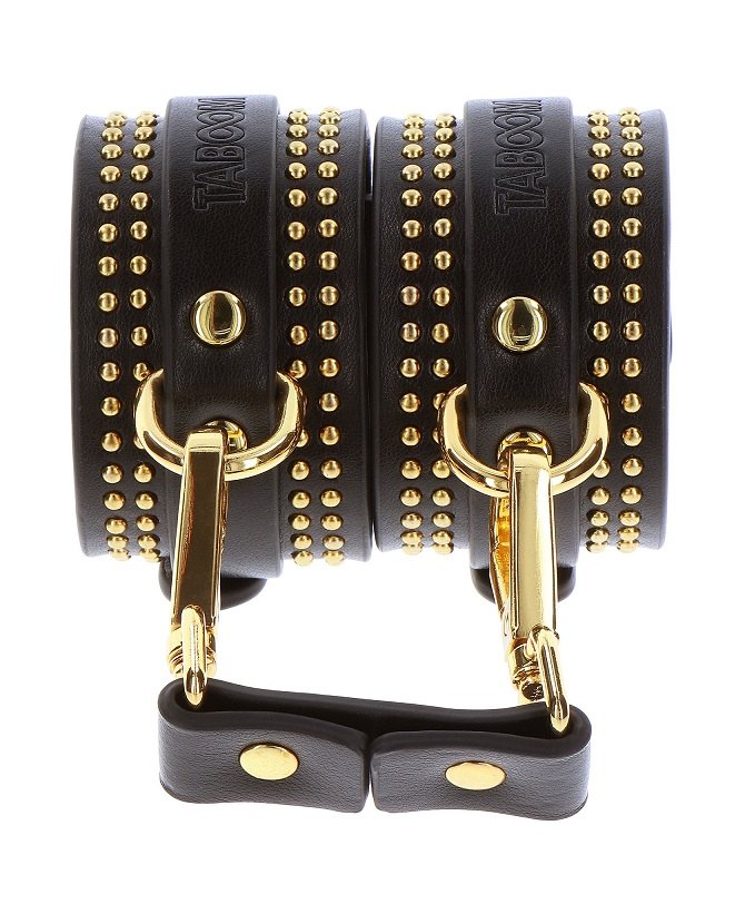 Discover the epitome of elegance and sensuality with these T... Taboom - Vogue Ankle Cuffs - Black photo-4