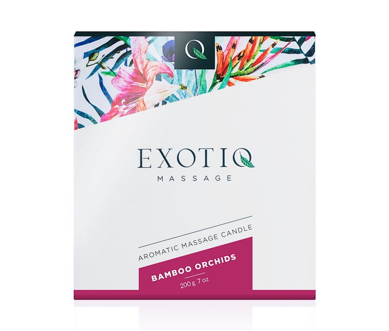 Enjoy or give a lovely massage with this Exotiq massage cand... Exotiq - Massage Candle Bamboo Orchids - 200g photo-4