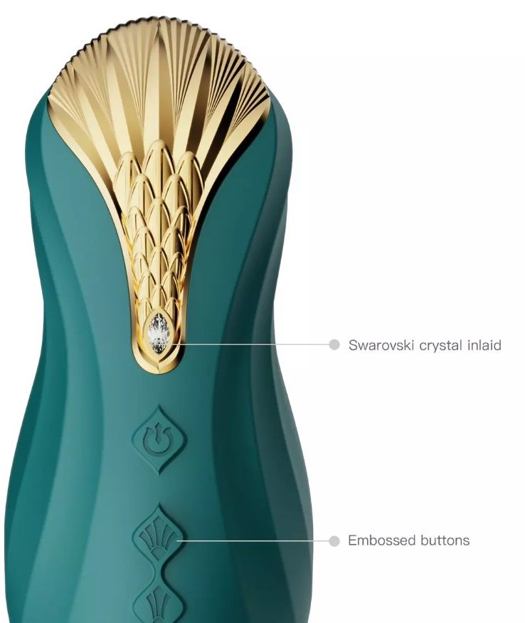 KING applies ZALO's breakthrough PowerThrust technology, org... Zalo - King APP Thrusting Vibrator - Obsidian Black photo-11