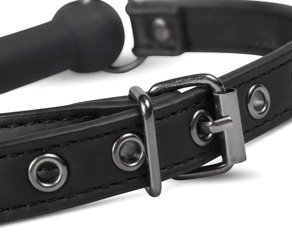 The EasyToys Silicone Bit Gag is suitable for any BDSM sessi... Easytoys - Bit Gag - Black photo-3