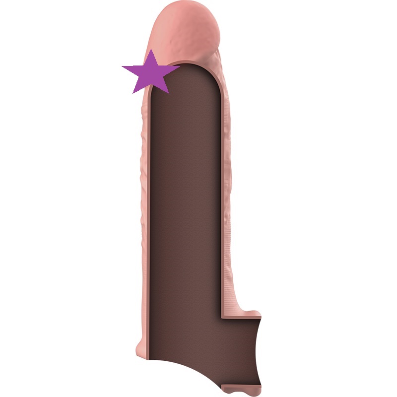 Increase your girth and intensify the pleasure for both of y... VirilXL - V9 Penis Extender - Flesh photo-2