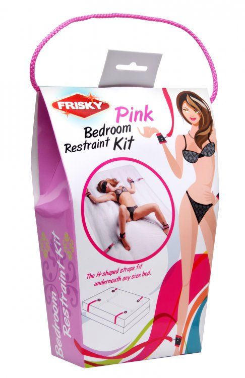 The Frisky Bedroom Restraint Kit is portable and easily rest... Frisky - Bedroom Restraint Kit - Pink photo-8