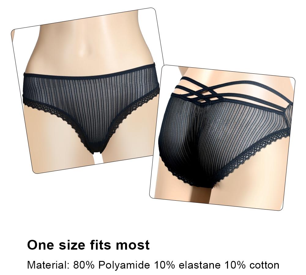 This completely Remote controlled rechargeable vibrating lac... Lovetoy - IJOY Vibro Panties - Black photo-9