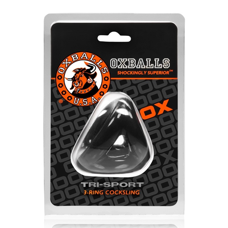 Mister B now carries this futuristic sportsling from Oxballs... Oxballs - Tri-Sport Cocksling - Black photo-5