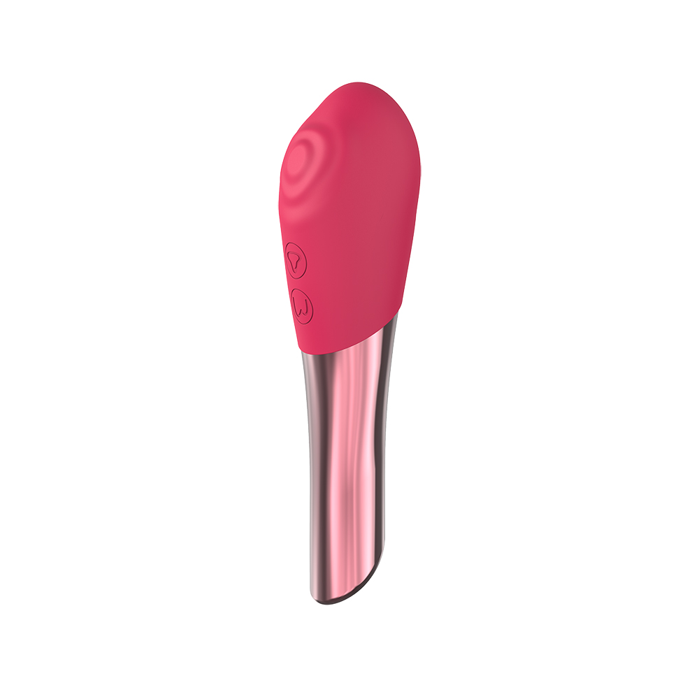 10 Vibration Patterns, 5 Tapping Patterns, Rechargeable, Wat... Chisa - Ador Tapping Clit Stimulator - Red photo-3