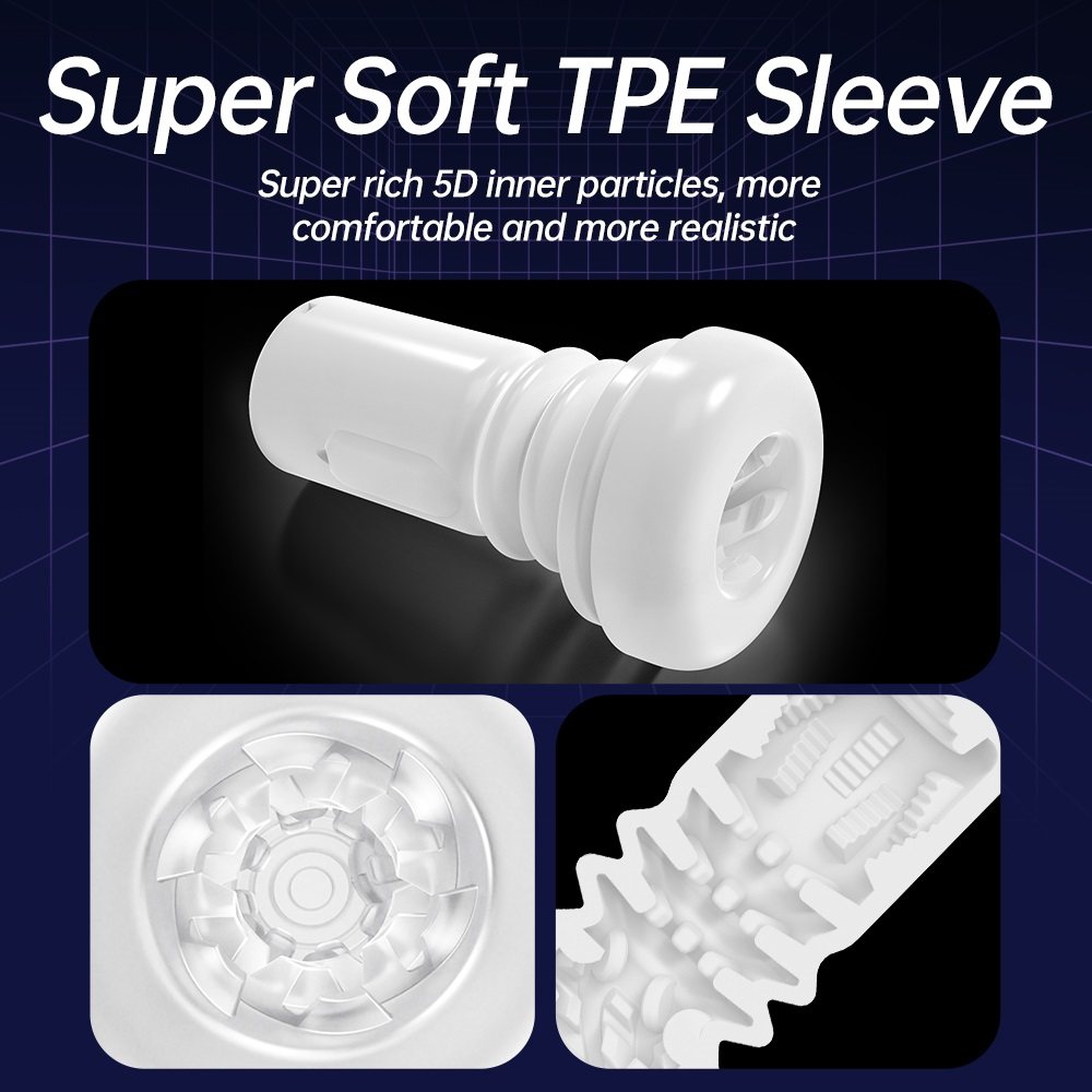 9 Vibrating modes
3 Thrusting modes
Super powerful moto
Soft... Drywell - Dva Thrusting Masturbator - Dark Grey photo-2