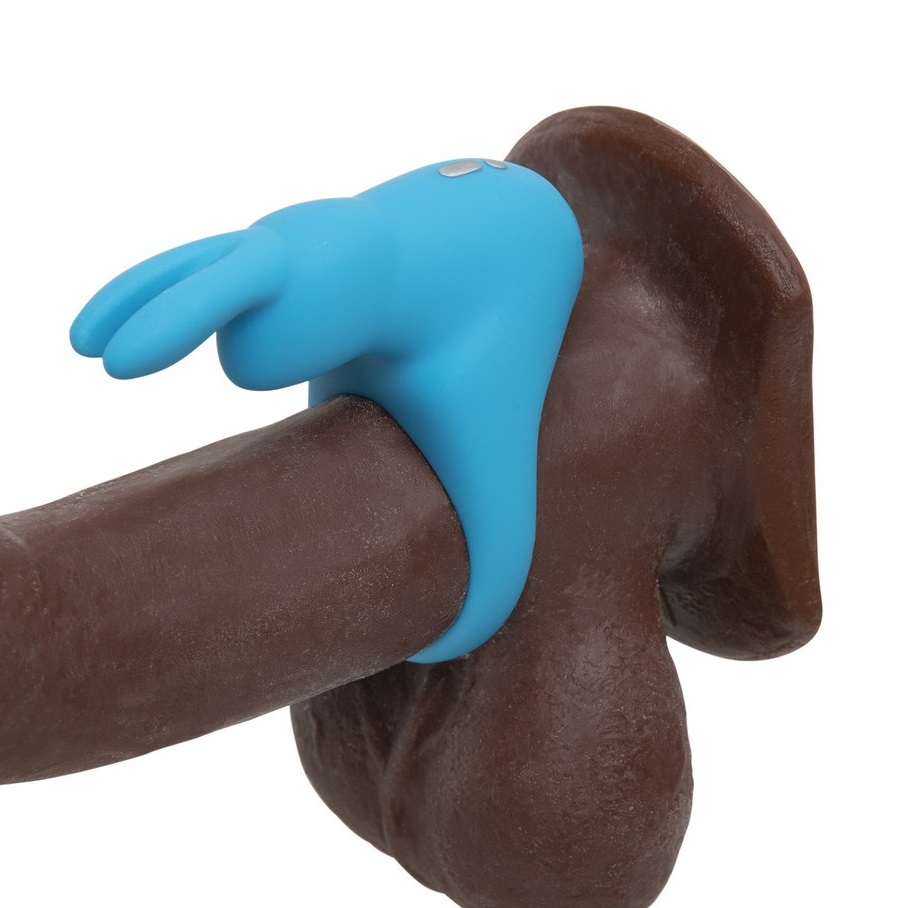 Power your way to incredible pleasure sessions with the happ... Happy Rabbit - Vibro Ring - Blue photo-2