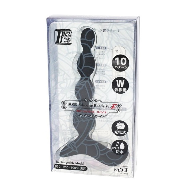 A strongly vibrating motor which can reach deep inside is in... Boss - Vibro Beads - Black photo-6