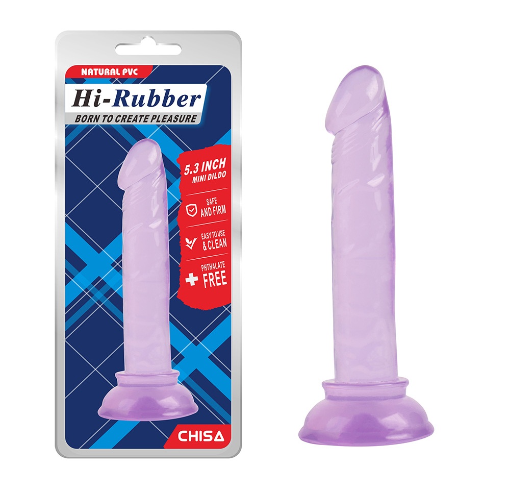 Anti-Bacterial, Better-Than-Real, Phathalate Free, Anal Trai... Chisa - 5.3" Mini Dildo - Purple photo-7