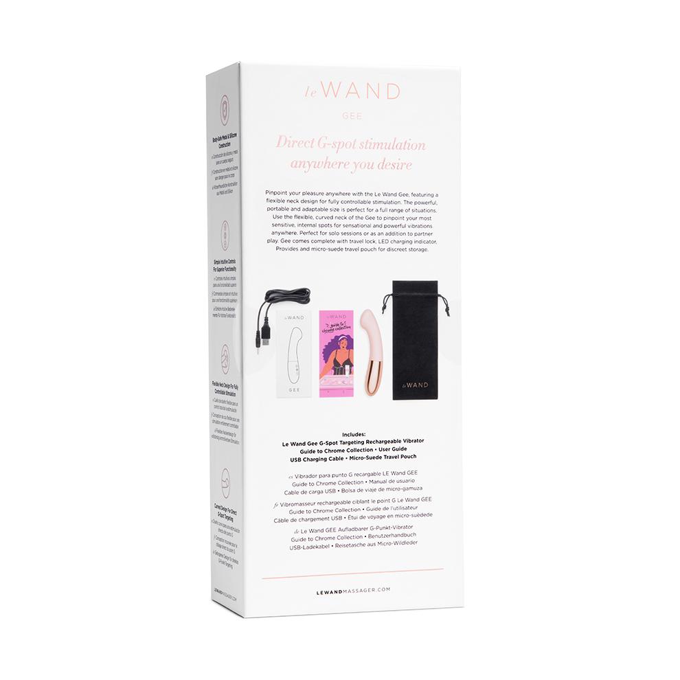 Having G-spot orgasms has never been easier! Meet the Le Wan... Le Wand - Gee - Rose Gold photo-11
