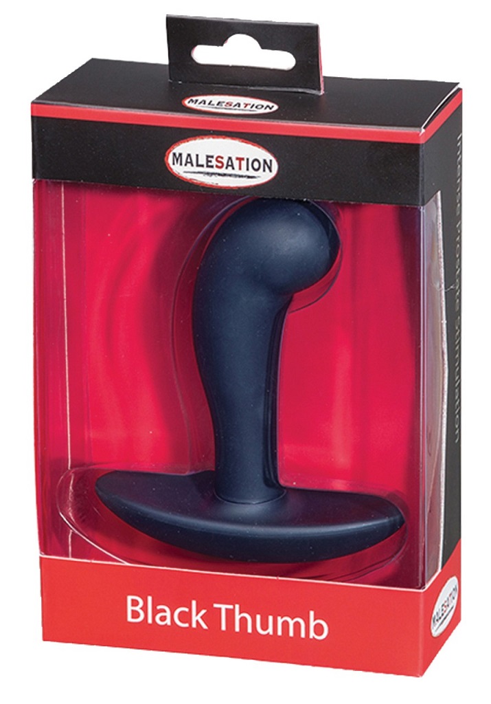 Plug with highly imaginative and ergonomic design, soft, odo... Malesation - Black Thumb photo-3