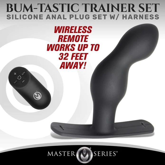 Give yourself hours of prostate stimulation as you train you... Master Series - 28X P-Spot Plugger - Black photo-2