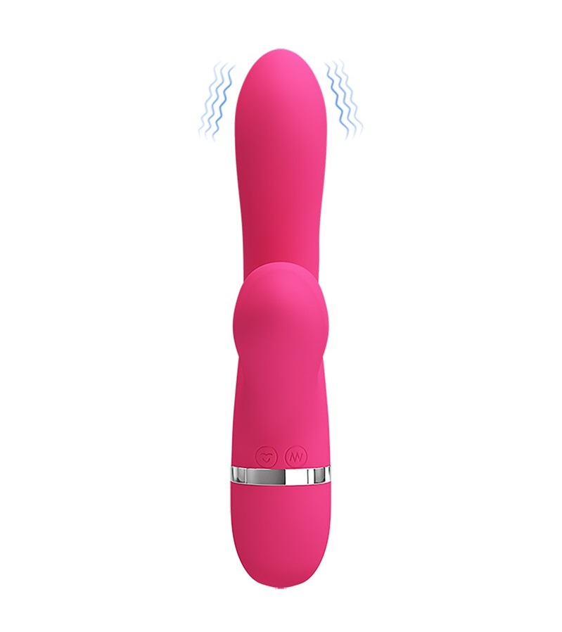 Do you wish that you could recreate that incredible feeling ... Pretty Love - Willow Rabbit Vibrator w Sucking - Pink photo-4