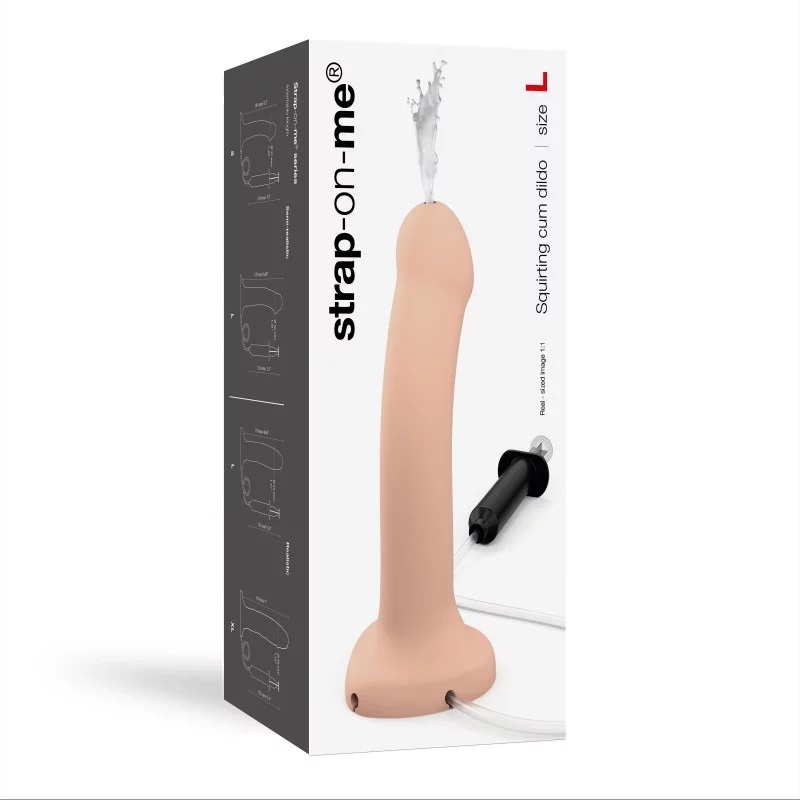 Every moment of fun should end in fireworks !
Squirting Cum ... Strap-On-Me - Squirting Realistic Dildo L - Vanilla photo-8