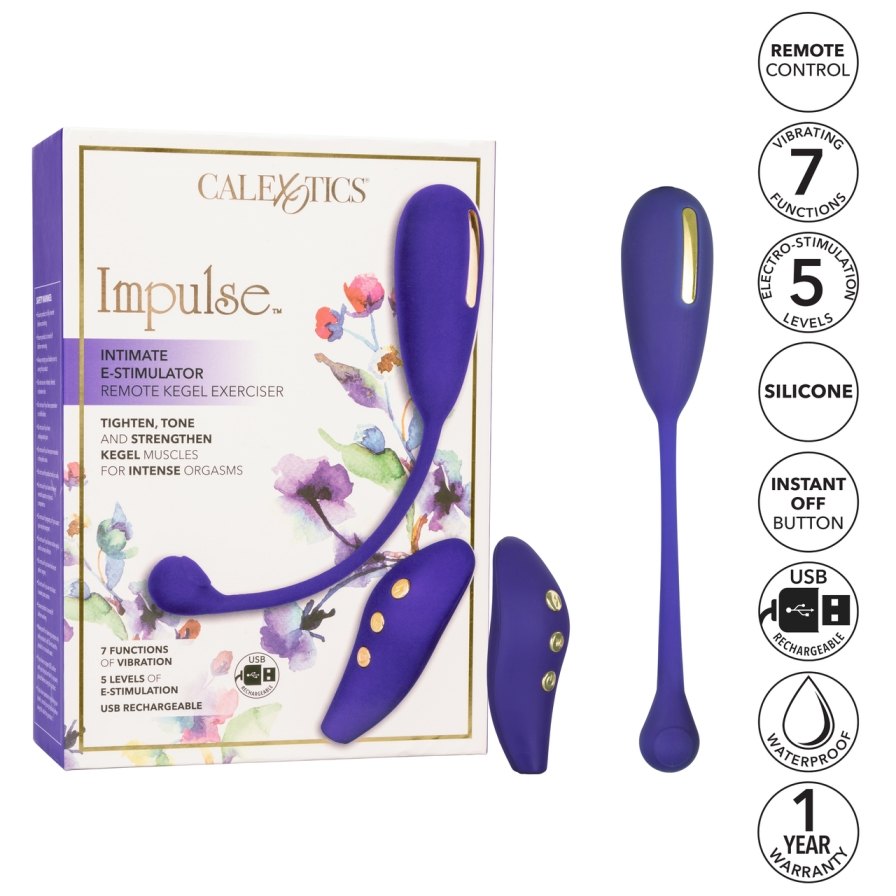 Impulse Intimate E Stimulator Remote Kegel Exerciser use the... CEN - Impulse E-Stimulator Kegel Exerciser - Purple photo-10