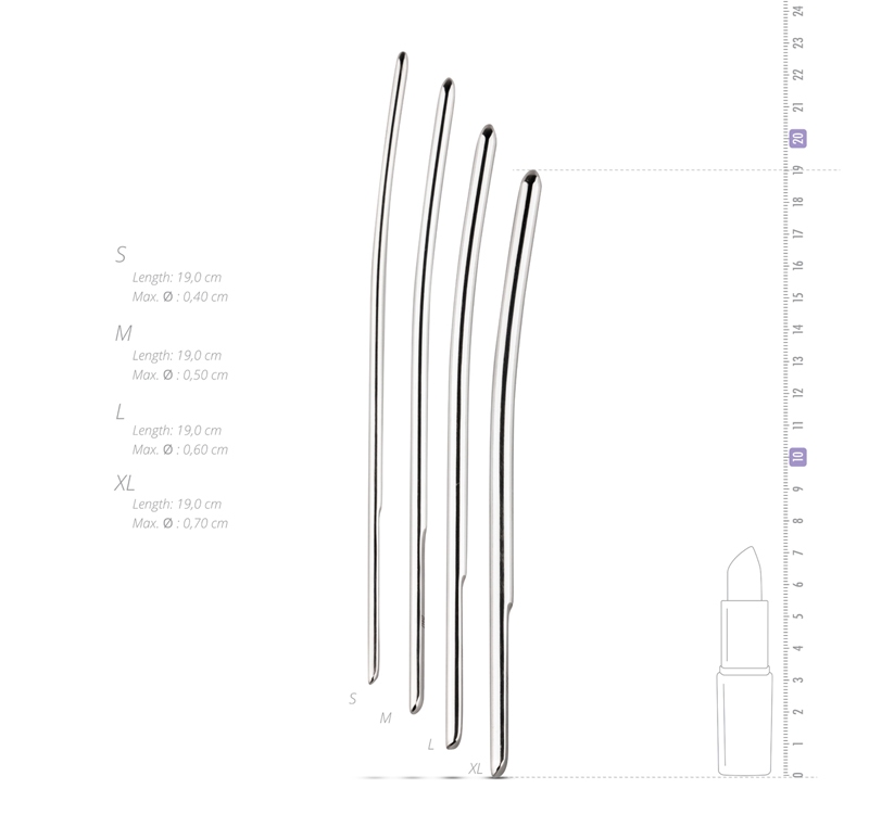 This dilator set from the Sinner Gear collection is suitable... Sinner Gear - Dilator Set 4 pcs - Silver photo-5