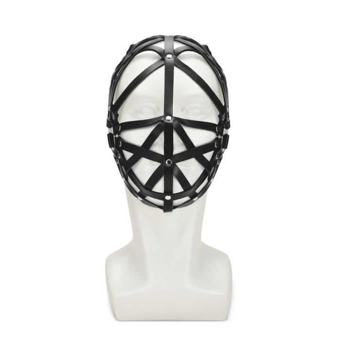 Experience some bondage play with this Me You Us Black Web H... Me You Us - Web Hood - Black photo-2