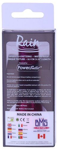 From the creative minds at PowerBullet comes the next evolut... Rain - 3'' Textured 7 Function Bullet - Pink photo-10