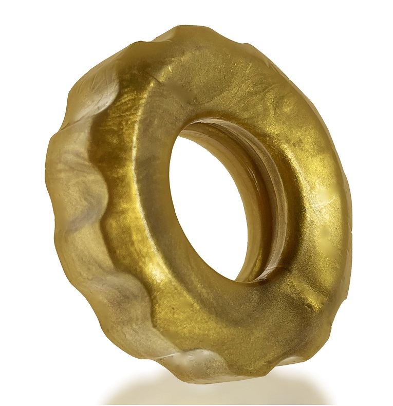 Hunkyjunk SuperHuj pack of 3 cockrings in white ice. These H... Hunkyjunk - Super Huj C-Rings - Gold photo-2