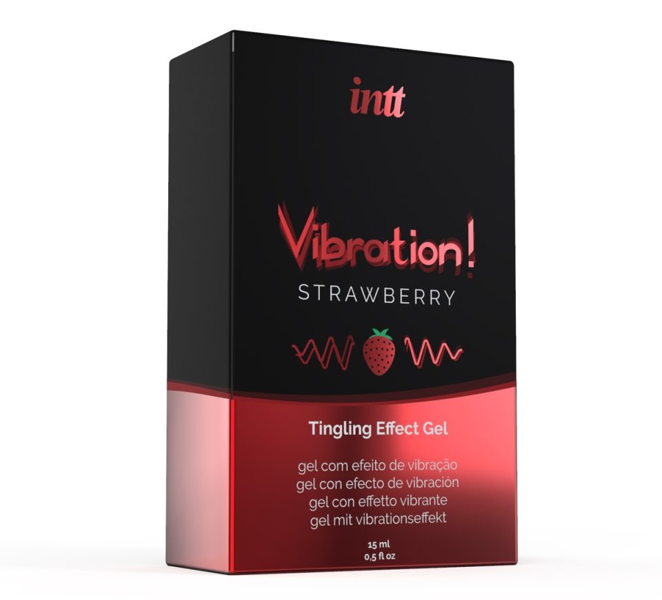 Developed from Amazon plants with a delicious strawberry fla... INTT - Vibration! Strawberry Tingling Gel - 15ml photo-3