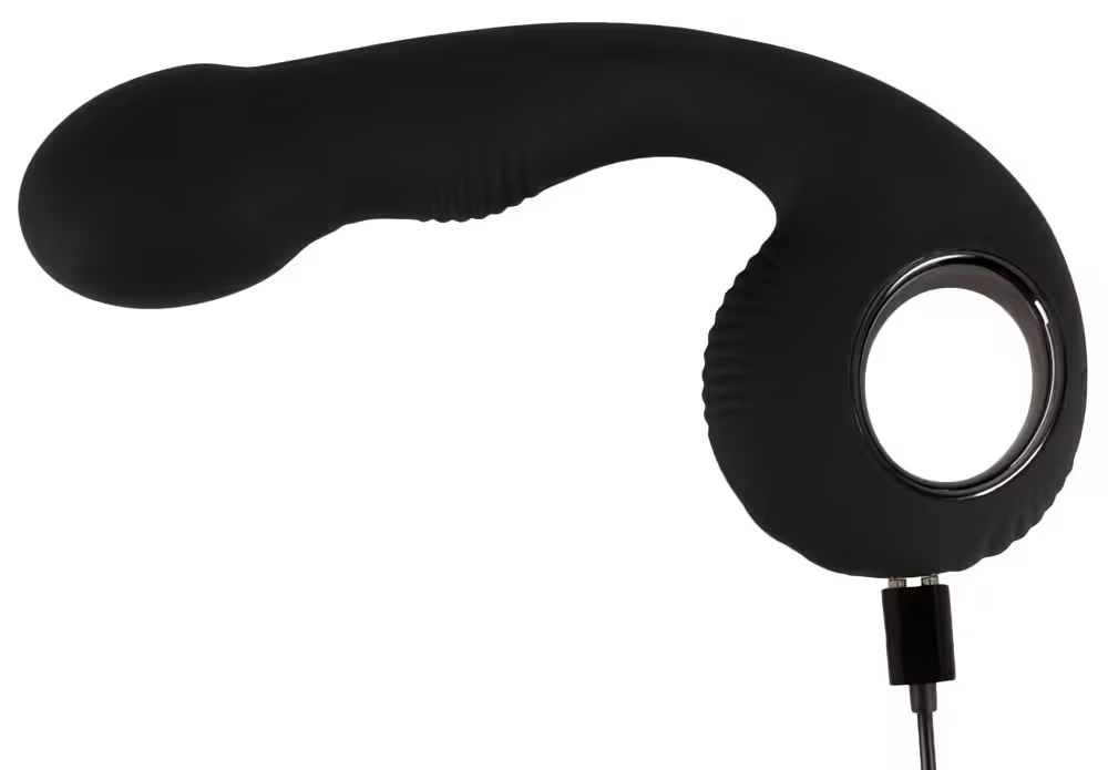 Perfect for spot-on internal and external stimulation!
The G... Black Velvets - G & P-Spot Vibrator - Black photo-9