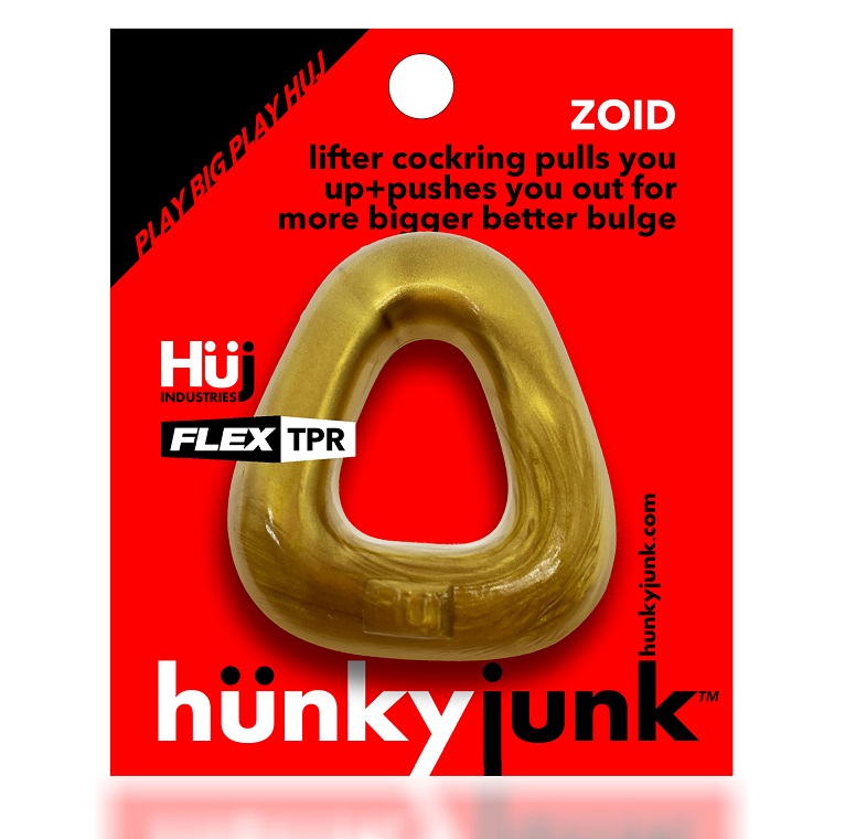 The Hunkyjunk black tar ice ZOID may seem like a odd shape c... Hunkyjunk - Zoid Lifting Ring - Gold photo-5