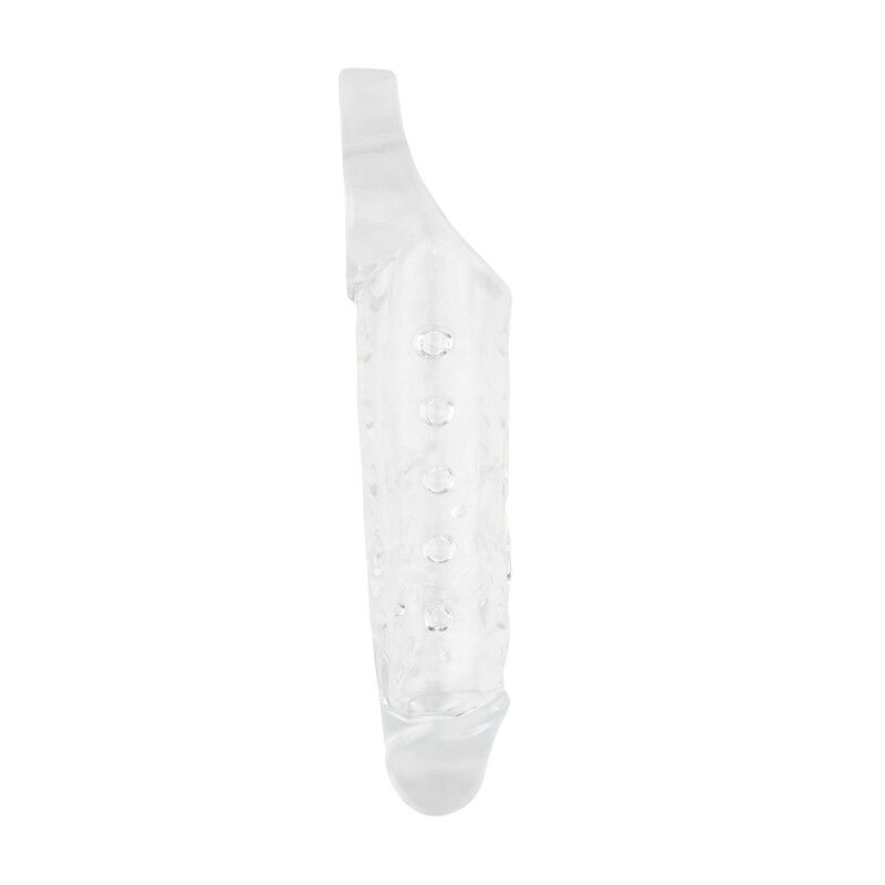 Nozzle extension to the penis Mighty Sleeve with a scrotal t... Chisa - Mighty Sleeve With Ball Loop - Clear photo-4