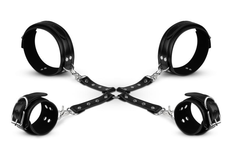 Bedroom Fantasies - 手脚束缚四点式套装 - 黑色 Bedroom Fantasies - 手脚束缚四点式套装 - 黑色 照片-3