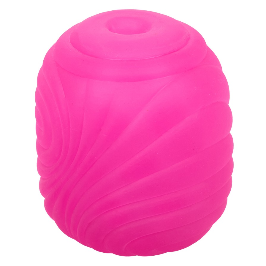 Delight in the unique sensations of the Pop Sock! Textured s... CEN - Pop Sock Textured Masturbator - Pink photo-4