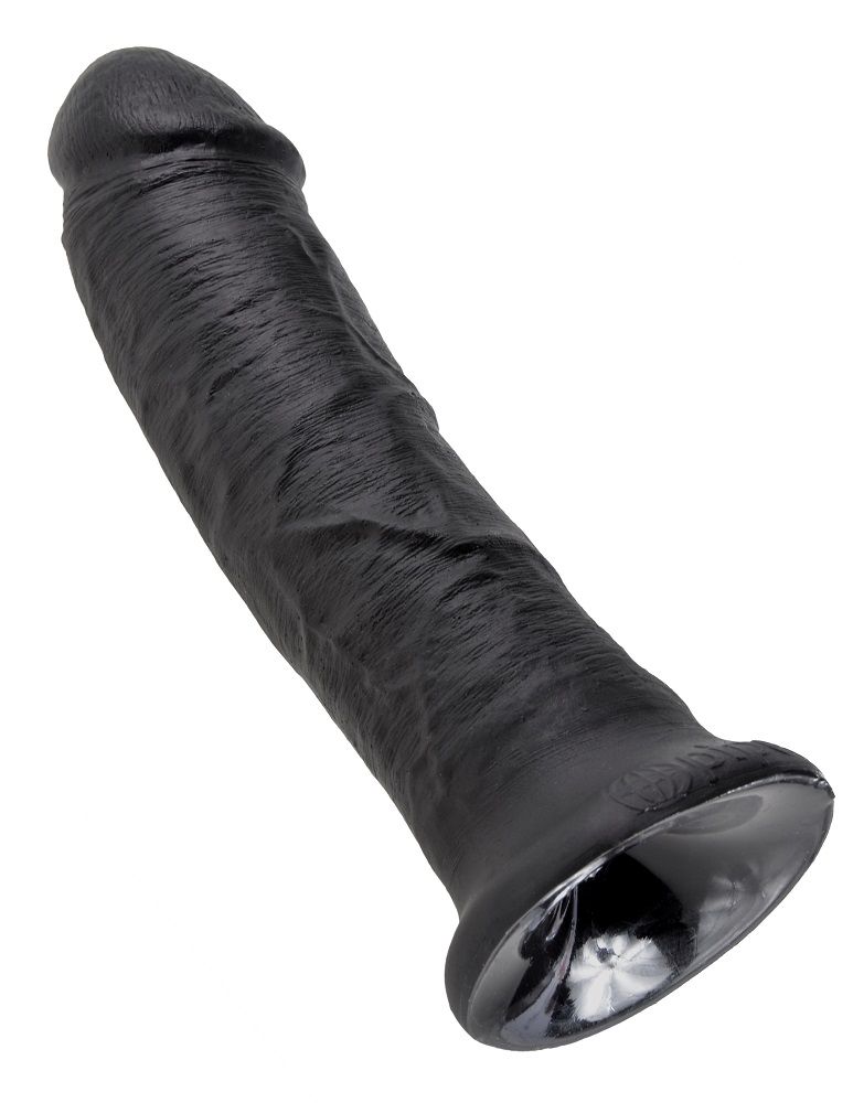 Do you want your first dildo to look and feel just like the ... King Cock - Cock 8″ - Black photo-3